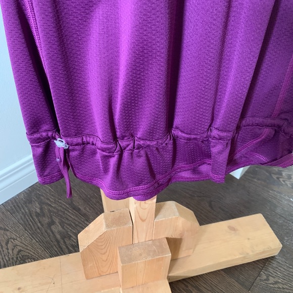 Lucy pink / purple tank top with drawstring at bottom size small - Picture 4 of 6